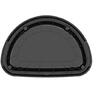Papelera Semi-Redonda Acero Inoxidable 80L EKO Urban